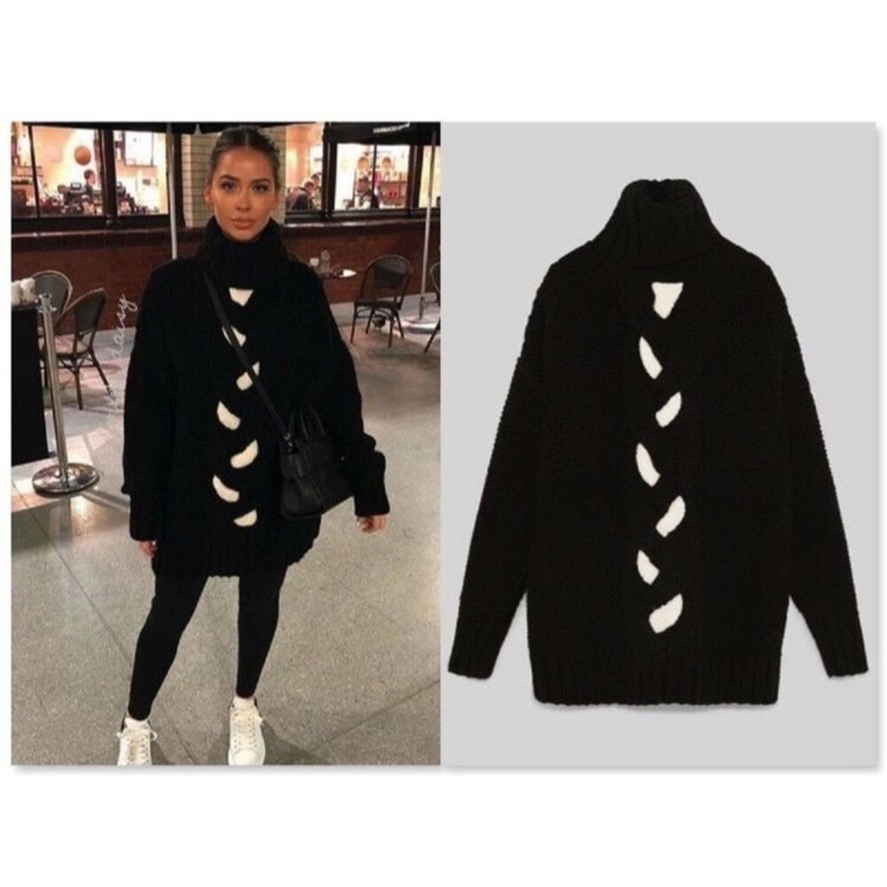 Zara oversized knit sweater